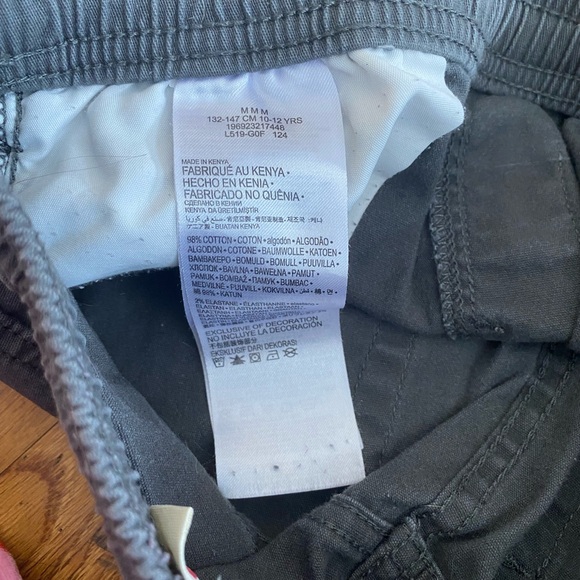 Levi’s Boys Cargo Jogger Pants Gray Size M 10–12 - Picture 8 of 8